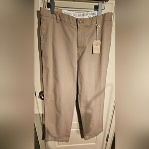 Chaps-NWT! MEN'S Tan Chino Pants with Belt Loops